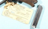 WW2 MAUSER LUGER CODE 42 SEMI-AUTO 9MM PISTOL DATED 1939 W/BRING BACK TAG. - 14 of 20