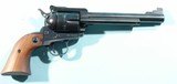 1969 RUGER OLD MODEL BLACKHAWK .357 MAGNUM 6 1/2" BLUE SINGLE ACTION REVOLVER. - 1 of 6