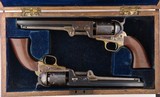 EXTREMELY RARE AND SUPERB CASED PAIR OF COLT U.S. MARTIAL MODEL 1851 NAVY REVOLVERS CIRCA 1856. - 1 of 25
