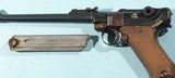 WW1 IMPERIAL GERMAN ARMY DWM 1917 DATE 9MM ARTILLERY LUGER PISTOL W/ORIG. HOLSTER. - 4 of 7
