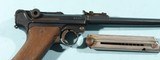 WW1 IMPERIAL GERMAN ARMY DWM 1917 DATE 9MM ARTILLERY LUGER PISTOL W/ORIG. HOLSTER. - 6 of 7
