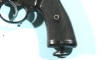 WW1 &WW2 BRITISH WEBLEY MARK VI .455 to .45ACP CONVERSION 6” REVOLVER WITH HOLSTER. - 6 of 8