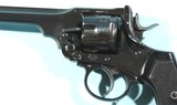 WW1 &WW2 BRITISH WEBLEY MARK VI .455 to .45ACP CONVERSION 6” REVOLVER WITH HOLSTER. - 5 of 8
