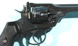 WW1 &WW2 BRITISH WEBLEY MARK VI .455 to .45ACP CONVERSION 6” REVOLVER WITH HOLSTER. - 7 of 8