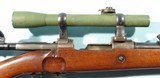 WW1 IMPERIAL GERMAN MAUSER GEWEHR 98 GEW98 SNIPER RIFLE WITH SCOPE AND CLAW MOUNTS. - 9 of 10