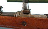 WW1 IMPERIAL GERMAN MAUSER GEWEHR 98 GEW98 SNIPER RIFLE WITH SCOPE AND CLAW MOUNTS. - 6 of 10