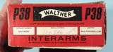 WALTHER P38 P-38 9MM PISTOL IN INTERARMS BOX WITH HOLSTER & TWO MAGS. - 10 of 10