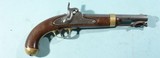 MEXICAN WAR H. ASTON U.S. MODEL 1842 PERCUSSION CAVALRY PISTOL DATED 1846. - 1 of 6