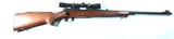 PRE-64 WINCHESTER MODEL 70 BOLT ACTION .30-06 CAL. RIFLE WITH WEAVER K4 SCOPE CIRCA 1952. - 1 of 11