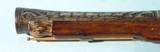 FINE OTTOMAN TURKISH ORNATELY SILVER INLAID PERCUSSION KNEE BLUNDERBUSS CA. 1850. - 5 of 8