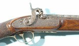 FINE OTTOMAN TURKISH ORNATELY SILVER INLAID PERCUSSION KNEE BLUNDERBUSS CA. 1850. - 3 of 8