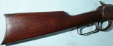 FIRST YEAR PRODUCTION (1892) WINCHESTER MODEL 1892 LEVER ACTION .38 W.C.F. (38-40) CAL RIFLE. - 15 of 17