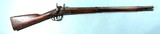 CIVIL WAR CONFEDERATE ARSENAL ALTERED & NAME INSCRIBED SPRINGFIELD MODEL 1842 PERCUSSION .69 CAL. MUSKETOON. - 1 of 13