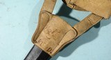 AMES U.S. MODEL 1833 FOOT ARTILLERY SWORD DATED 1841 W/ SCABBARD & RARE 1ST TYPE BUFF BELT AND “US” BUCKLE. - 7 of 13