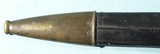 AMES U.S. MODEL 1833 FOOT ARTILLERY SWORD DATED 1841 W/ SCABBARD & RARE 1ST TYPE BUFF BELT AND “US” BUCKLE. - 8 of 13