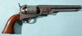 FINE CIVIL WAR ERA COLT THIRD MODEL 1851 PERCUSSION .36 CAL. NAVY REVOLVER. - 2 of 14