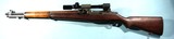 WW2 SPRINGFIELD U.S. MODEL M1-D OR M1D GARAND SNIPER RIFLE W/ M84 SCOPE. - 2 of 7
