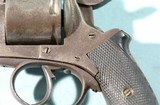 BELGIAN “BRITISH BULL DOG” .44 CF WEBLEY CAL. D.A. POCKET REVOLVER CA. 1880’S. - 4 of 4