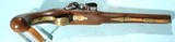 BRITISH GEORGE III FLINTLOCK BRASS BARRELED MILITIA OFFICER’S PISTOL BY JOHN MILES OF LONDON & PHILADELPHIA CA. 1810-20. - 6 of 6