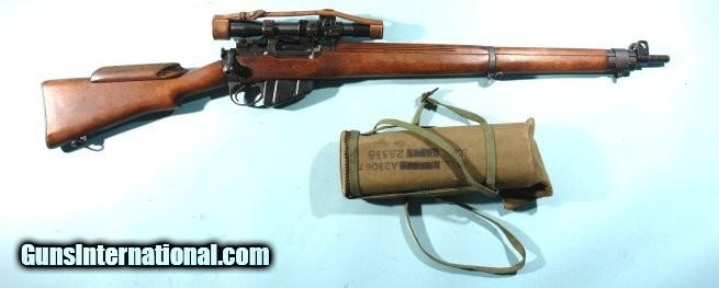 Ww2 Enfield No 4 Mk1 T 303 British Sniper Rifle Dated 1941 W No