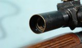 WW2 ENFIELD NO. 4 MK.1 (T) .303 BRITISH SNIPER RIFLE DATED 1941 W/ NO. 32 MK 1 SCOPE DATED 1941 AND MATCHING SCOPE CASE. - 14 of 14