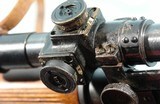 WW2 ENFIELD NO. 4 MK.1 (T) .303 BRITISH SNIPER RIFLE DATED 1941 W/ NO. 32 MK 1 SCOPE DATED 1941 AND MATCHING SCOPE CASE. - 13 of 14