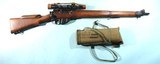 WW2 ENFIELD NO. 4 MK.1 (T) .303 BRITISH SNIPER RIFLE DATED 1941 W/ NO. 32 MK 1 SCOPE DATED 1941 AND MATCHING SCOPE CASE. - 1 of 14