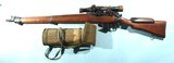 WW2 ENFIELD NO. 4 MK.1 (T) .303 BRITISH SNIPER RIFLE DATED 1941 W/ NO. 32 MK 1 SCOPE DATED 1941 AND MATCHING SCOPE CASE. - 2 of 14