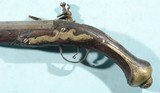 ORIGINAL OTTOMAN TURKISH FLINTLOCK CHIEFTAN’S SADDLE HOLSTER PISTOL CIRCA LATE 1700’S/EARLY 1800’S. - 4 of 7