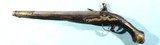 ORIGINAL OTTOMAN TURKISH FLINTLOCK CHIEFTAN’S SADDLE HOLSTER PISTOL CIRCA LATE 1700’S/EARLY 1800’S. - 2 of 7
