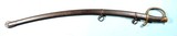 FRENCH MODEL 1837 MOUNTED ARTILLERY SABER AND SCABBARD CIRCA 1840’S-50’S. - 1 of 6