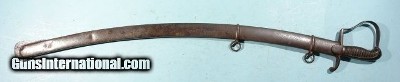 EARLY W. H. HORSTMANN (PHILADELPHIA) MOUNTED OFFICER’S SWORD AND SCABBARD CA. 1820’S.