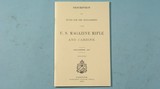PAMPHLET FOR U.S. MAGAZINE RIFLE AND CARBINE CALIBRE .30. - 1 of 3