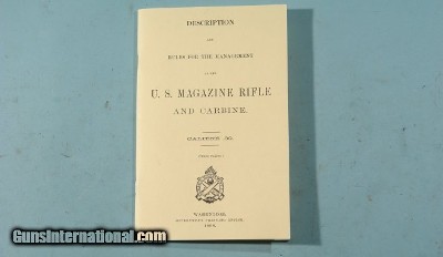 PAMPHLET FOR U.S. MAGAZINE RIFLE AND CARBINE CALIBRE .30.