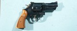 1975-76 SMITH & WESSON MODEL 27 2 OR 27-2 .357 MAGNUM IN RARE 3.5" BLUE REVOLVER. - 1 of 4