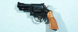 1975-76 SMITH & WESSON MODEL 27 2 OR 27-2 .357 MAGNUM IN RARE 3.5" BLUE REVOLVER. - 2 of 4