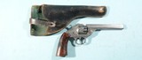 IVER JOHNSON .22 SUPERSHOT SEALED EIGHT 2ND MODEL 833 WITH 6" BARREL & HOLSTER, CIRCA POST WW2. - 1 of 10