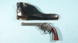 IVER JOHNSON .22 SUPERSHOT SEALED EIGHT 2ND MODEL 833 WITH 6" BARREL & HOLSTER, CIRCA POST WW2. - 2 of 10