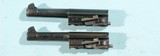 WW2 LOT OF TWO WALTHER or SPREEWERKE P38 OR P-38 9MM PISTOL BARREL ASSEMBLYS. - 1 of 7
