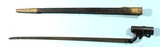 CIVIL WAR ENFIELD PATTERN 1853 RIFLE-MUSKET SOCKET BAYONET W/SCABBARD. - 2 of 5