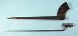 SPRINGFIELD U.S. MODEL 1855 RIFLE-MUSKET SOCKET BAYONET AND SCABBARD. - 1 of 4