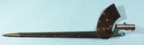 SPRINGFIELD U.S. MODEL 1855 RIFLE-MUSKET SOCKET BAYONET AND SCABBARD. - 4 of 4