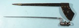 SPRINGFIELD U.S. MODEL 1855 RIFLE-MUSKET SOCKET BAYONET AND SCABBARD. - 2 of 4