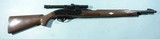 1960 REMINGTON NYLON 66 .22LR SEMI-AUTO RIFLE WITH PERIOD WEAVER SCOPE. - 1 of 7