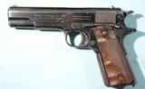 RARE WW1 WWI EARLY COLT 1911 CANADIAN CONTRACT .45ACP PISTOL WITH AUDLEY HOLSTER, CIRCA 1914. - 2 of 7