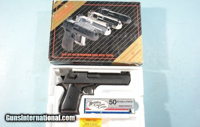 Early Magnum Research Iwi Desert Eagle 50ae Or 50 Ae 6 Semi Auto Pistol W Orig Box