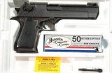 EARLY MAGNUM RESEARCH IWI DESERT EAGLE .50AE OR .50 AE 6" SEMI-AUTO PISTOL W/ ORIG BOX. - 3 of 8