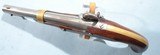 EXCELLENT H. ASTON U.S. MODEL 1842 PERCUSSION PISTOL W/ MASSACHUSETTS STATE MILITIA STAMP. - 7 of 8