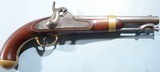 EXCELLENT H. ASTON U.S. MODEL 1842 PERCUSSION PISTOL W/ MASSACHUSETTS STATE MILITIA STAMP. - 1 of 8