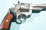 1988 RUGER GP100 OR GP-100 .357 MAGNUM 6" STAINLESS D.A. REVOLVER. - 3 of 6